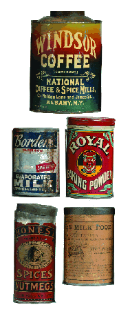 antique cans