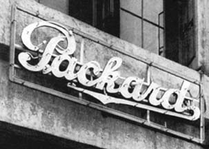 Packard Neon Sign