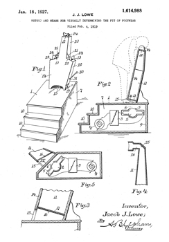 Shoe-fitting patent