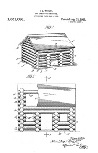 Lincoln Log Patent