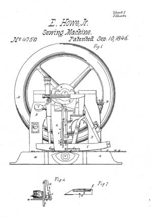 Sewing Machine Patent