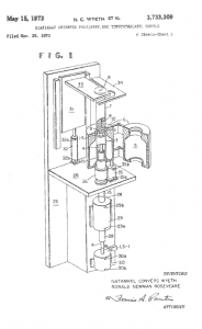 Wyeth's original water bottle patent.