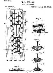 Corset Clasp Patent - Whitcomb L. Judson